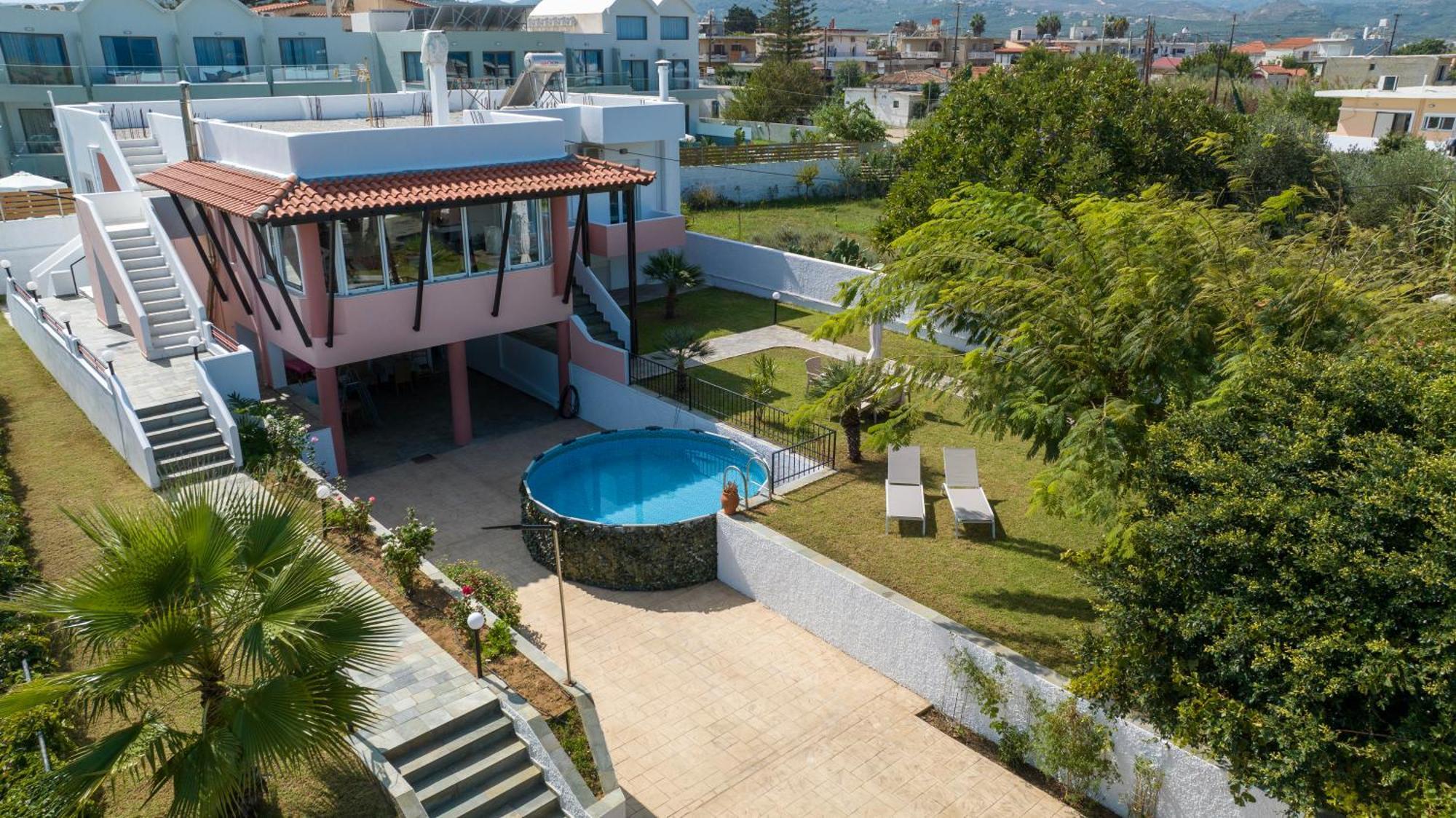 Villa Eleni 100M From The Sea Rapanianá Zewnętrze zdjęcie