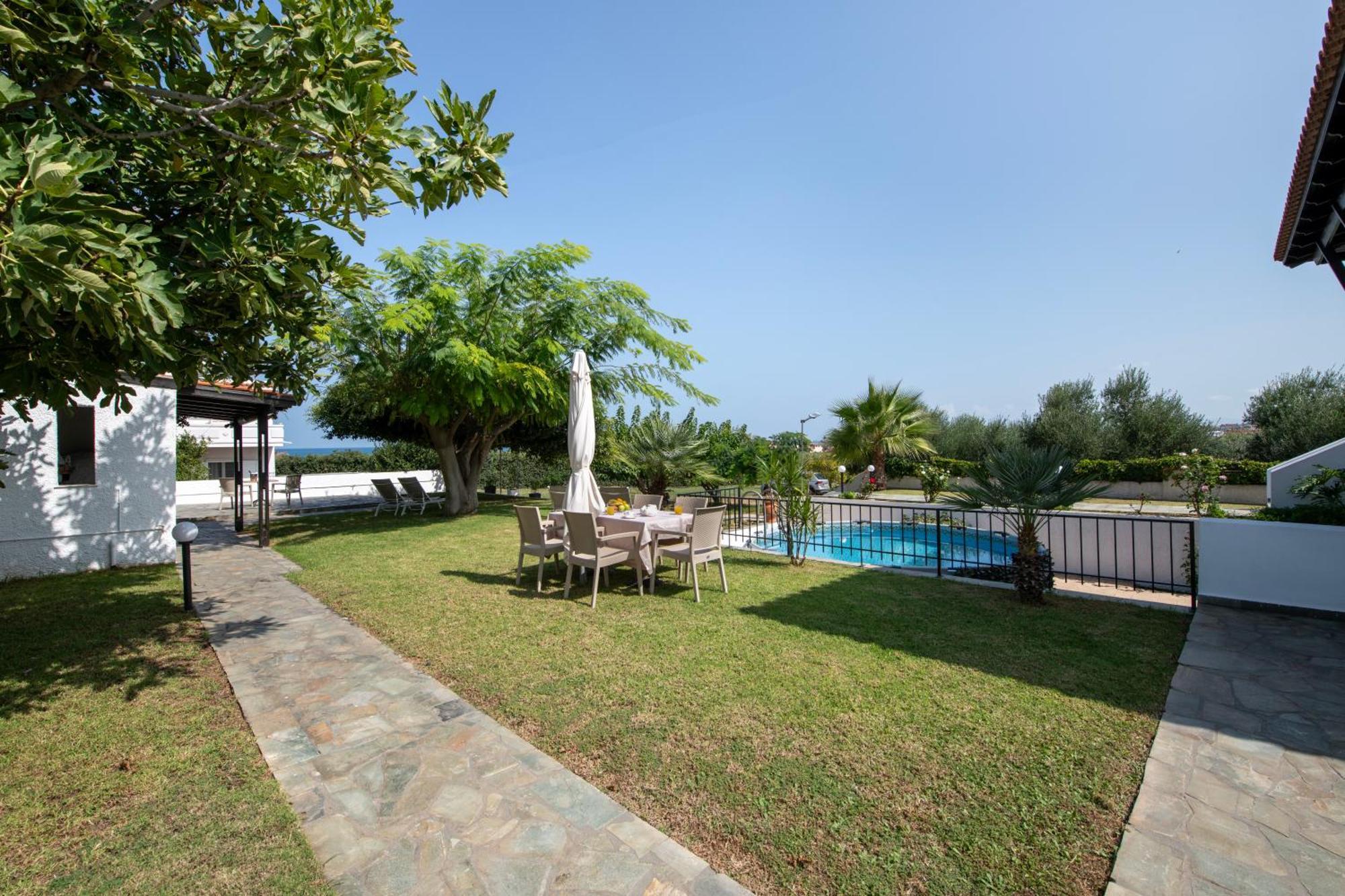 Villa Eleni 100M From The Sea Rapanianá Zewnętrze zdjęcie