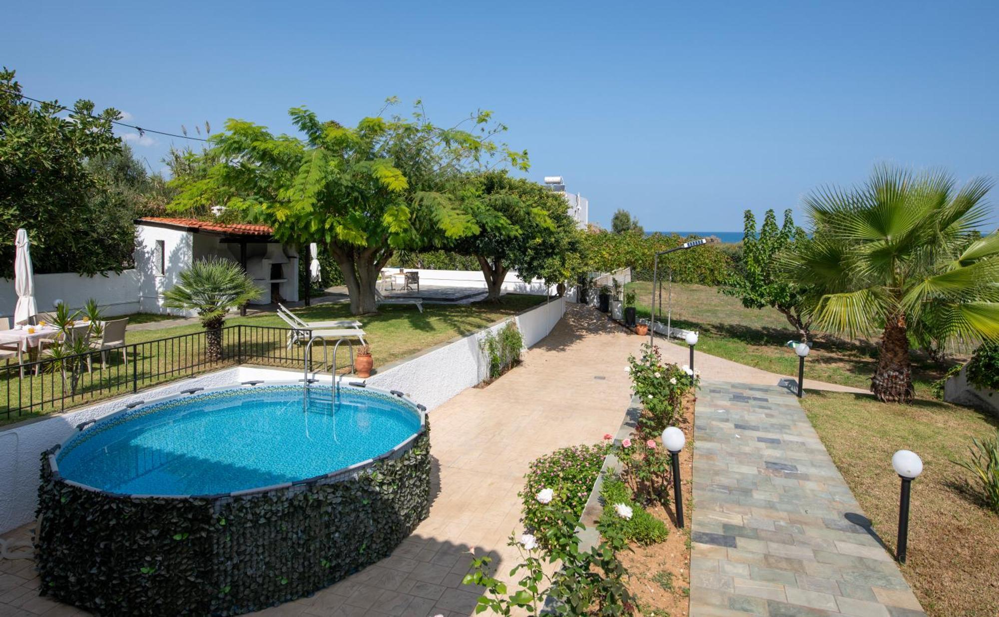 Villa Eleni 100M From The Sea Rapanianá Zewnętrze zdjęcie