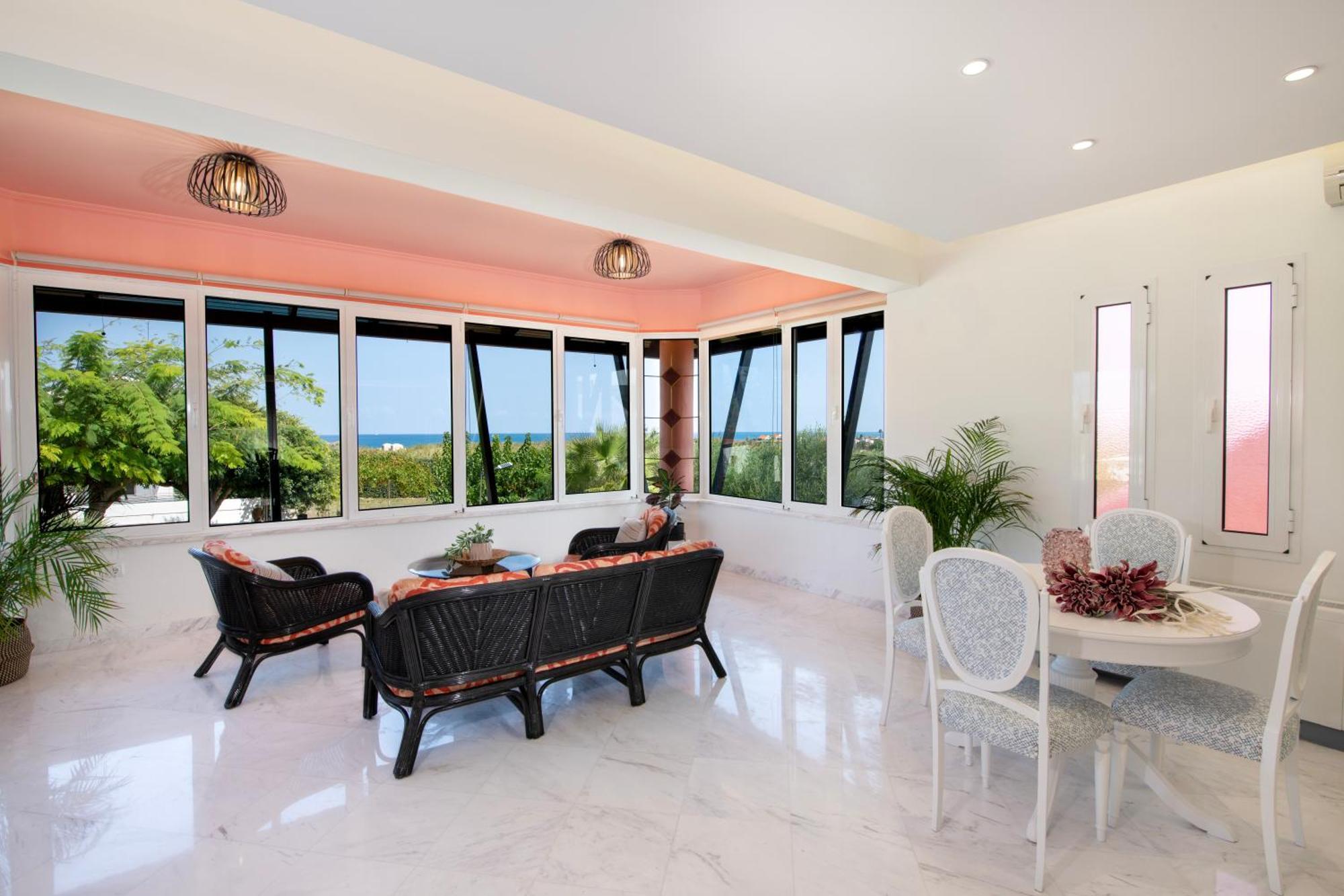 Villa Eleni 100M From The Sea Rapanianá Zewnętrze zdjęcie