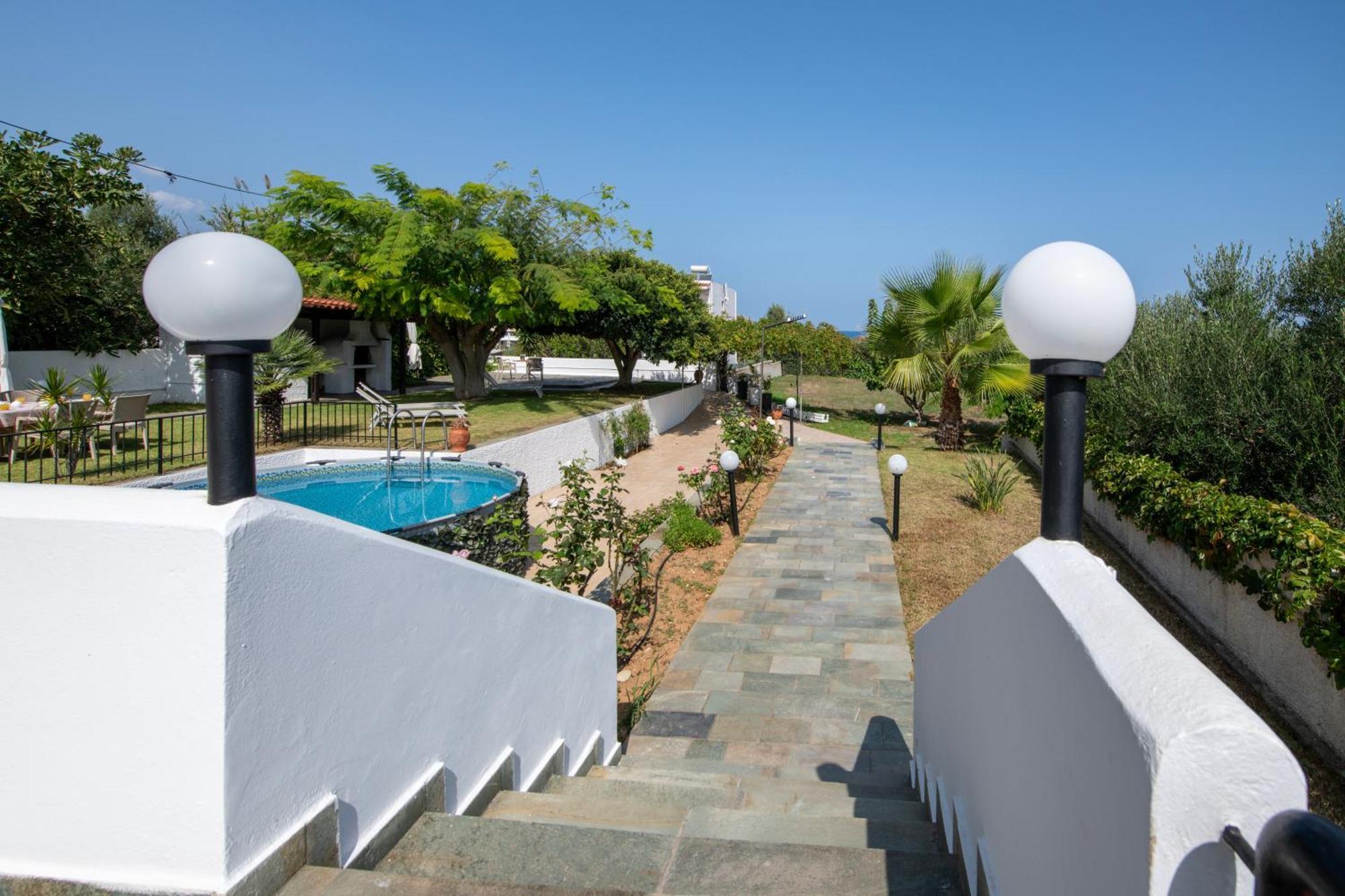 Villa Eleni 100M From The Sea Rapanianá Zewnętrze zdjęcie