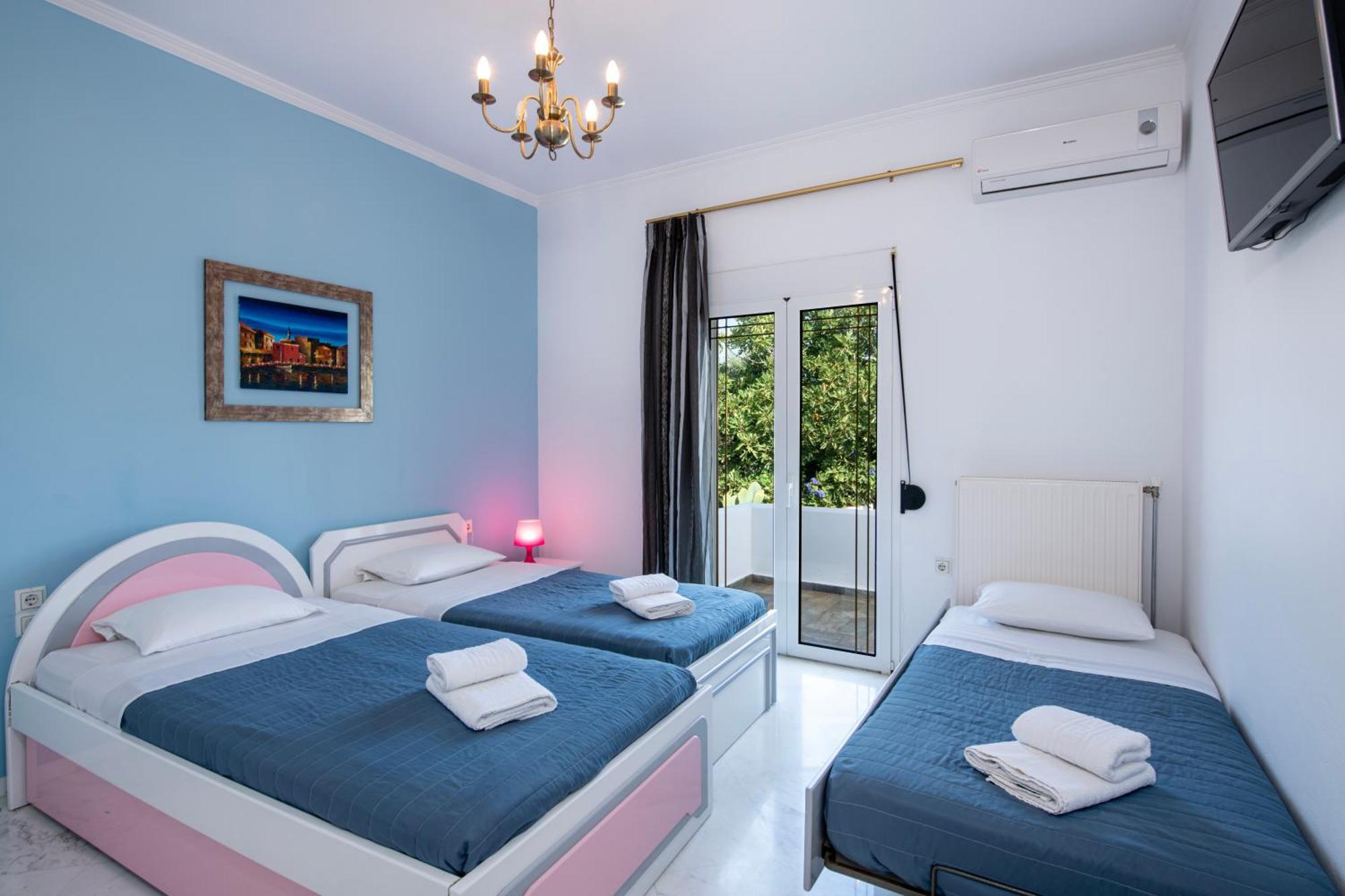 Villa Eleni 100M From The Sea Rapanianá Zewnętrze zdjęcie